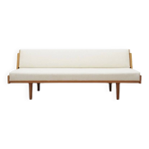 Canapé scandinave vintage en teck, années 60-70