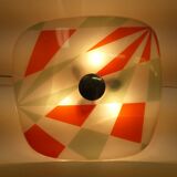 Mid-century design glass pendant/Napako, 1960's.
