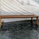 Pair of farmhouse benches