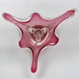 XXL Mid Century Murano Glass Bowl, Italy, Labeled