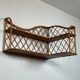Corner wall shelf in rattan attributed to Audoux-Minet.