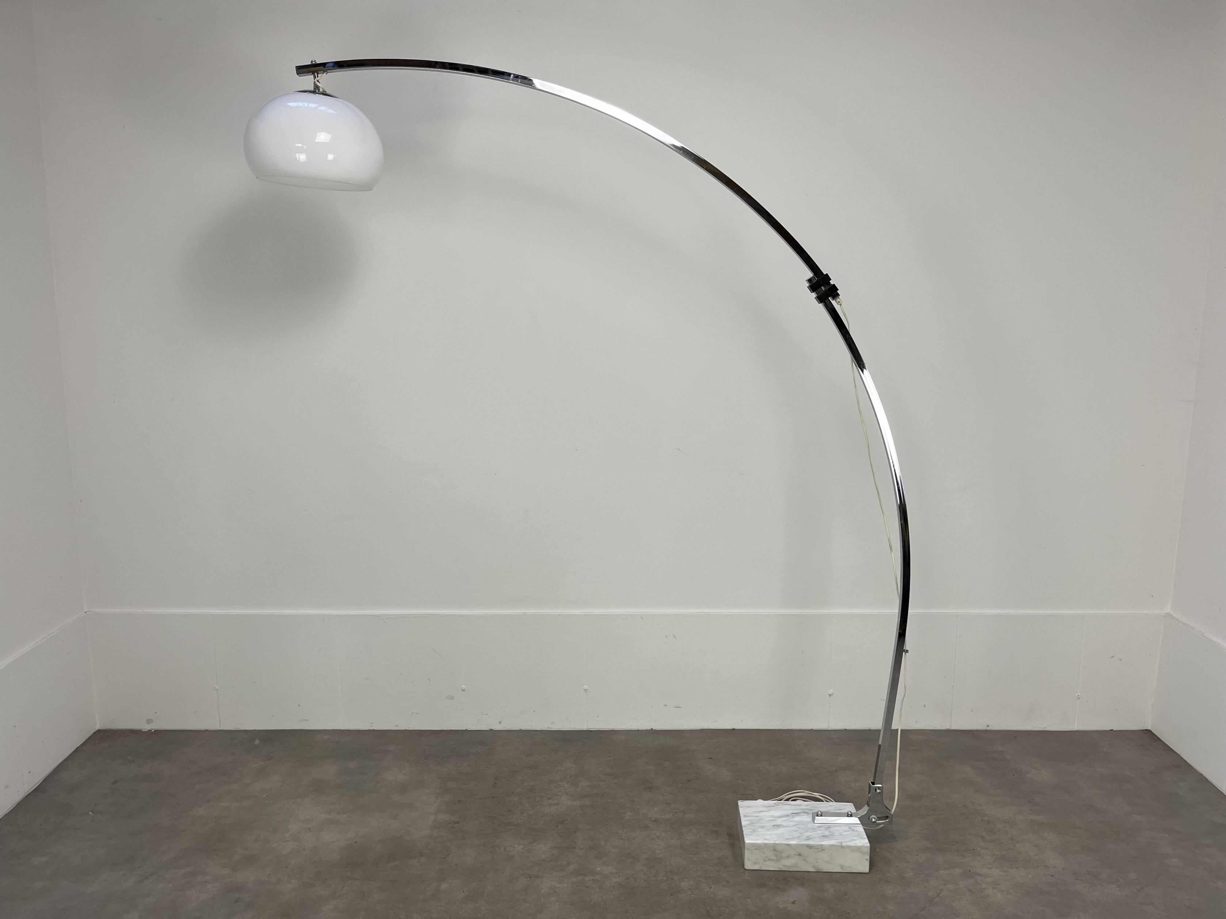 Goffredo Reggiani arc floor lamp, 1970s