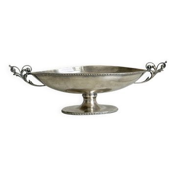Metal footed compote
