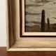 Mid 20th Century "Fishing Boat at Sea" Oil Painting