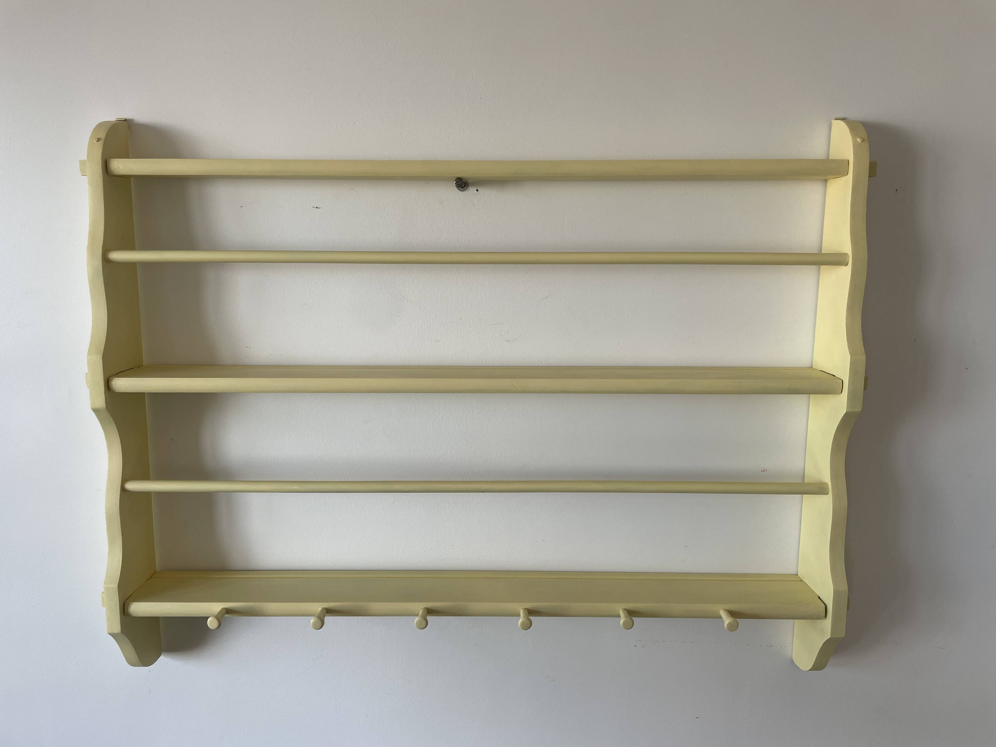 Old wooden wall shelf