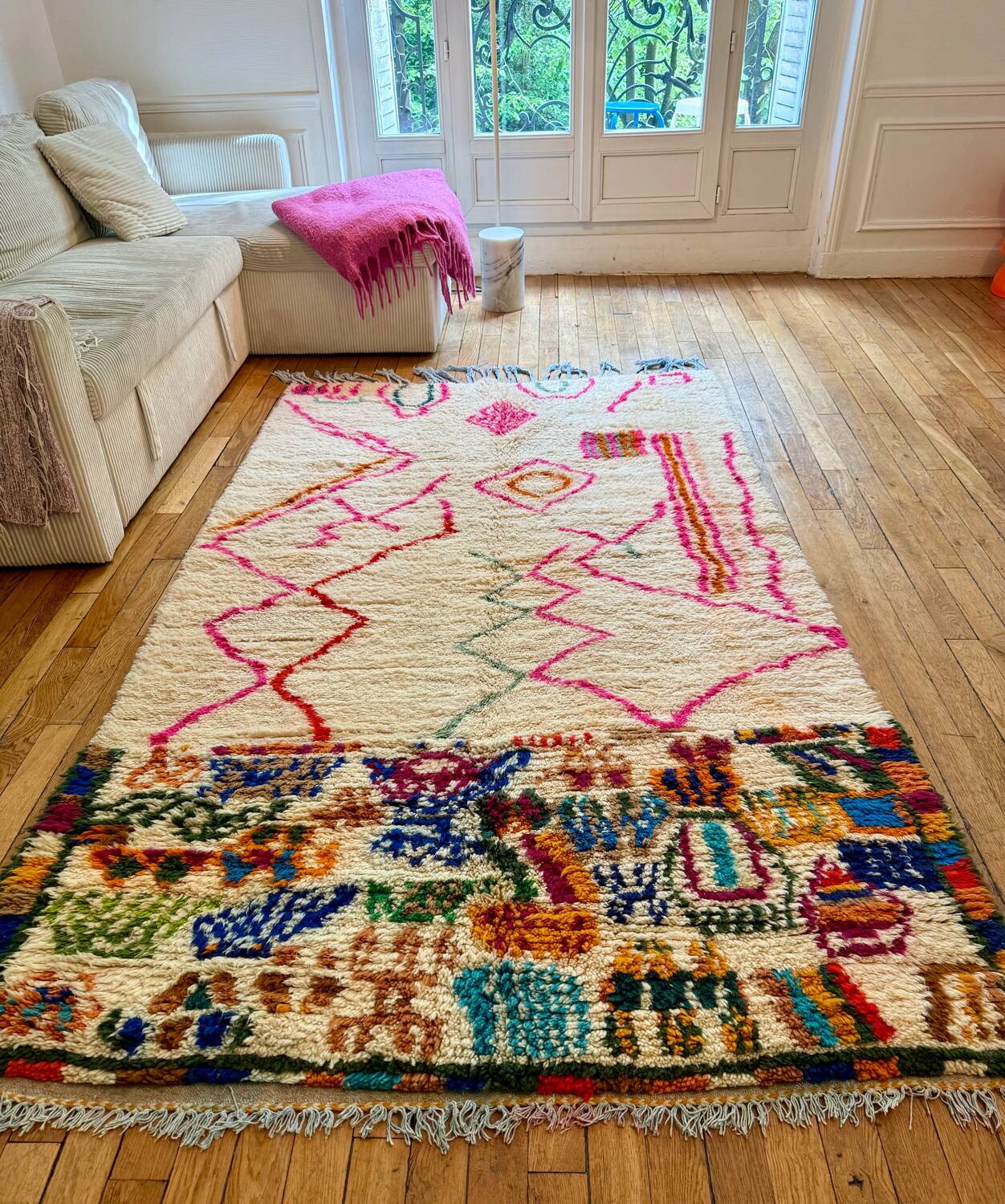 Tapis berbère Béni Ouarain 151x152