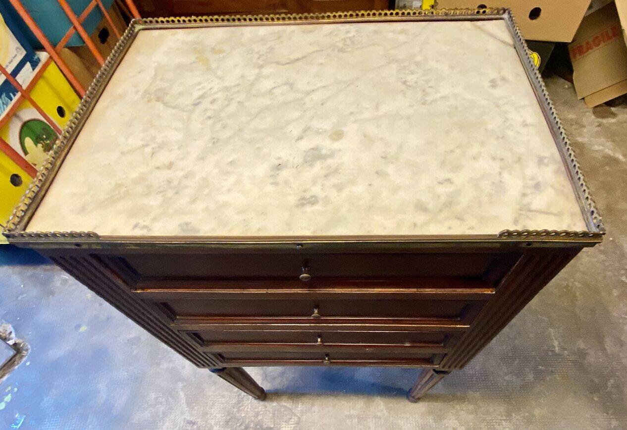 Chiffonnière chevet style louis xvi