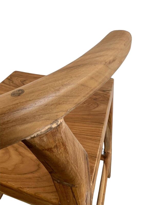 tabouret de bar / tabouret en bois wabisabi