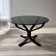 Table d'appoint vintage Falcon Vatne Møbler années 1970