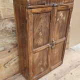 Ancien cabinet Art déco en teck birman