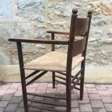 Rustic mulched armchair