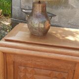 Brutalist oak sideboard year 40