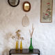 2 yellow vintage carafes