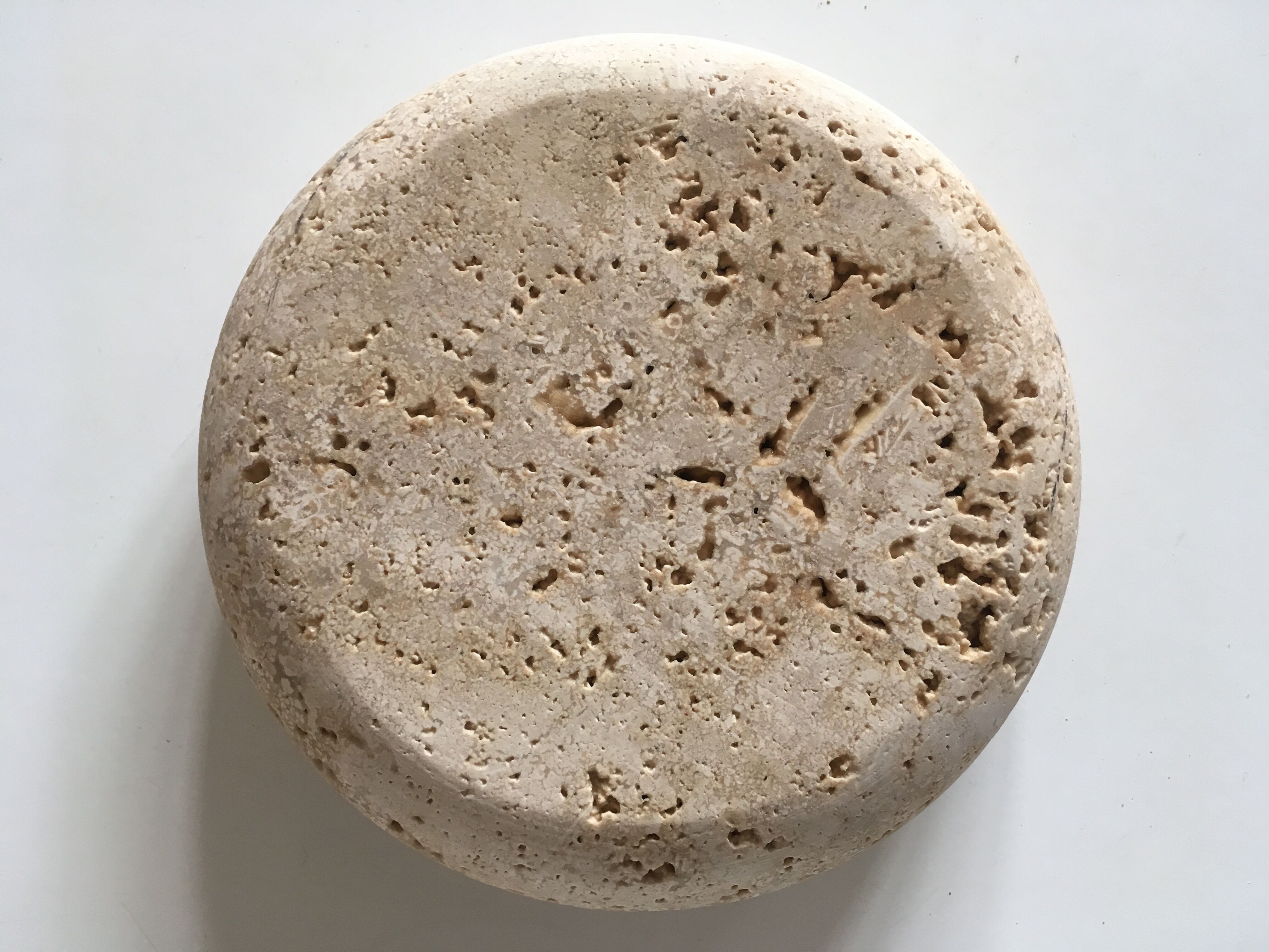 Product BHV travertine ashtray, Italian work 60s