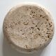 Product BHV travertine ashtray, Italian work 60s