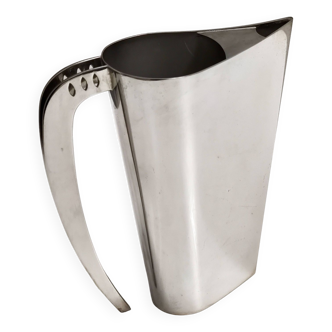 Postmodern Silver Plated Brass Jug "Kanye"by Lino Sabattini, Italy, 1978 - 1981