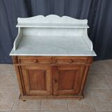 Vintage walnut vanity