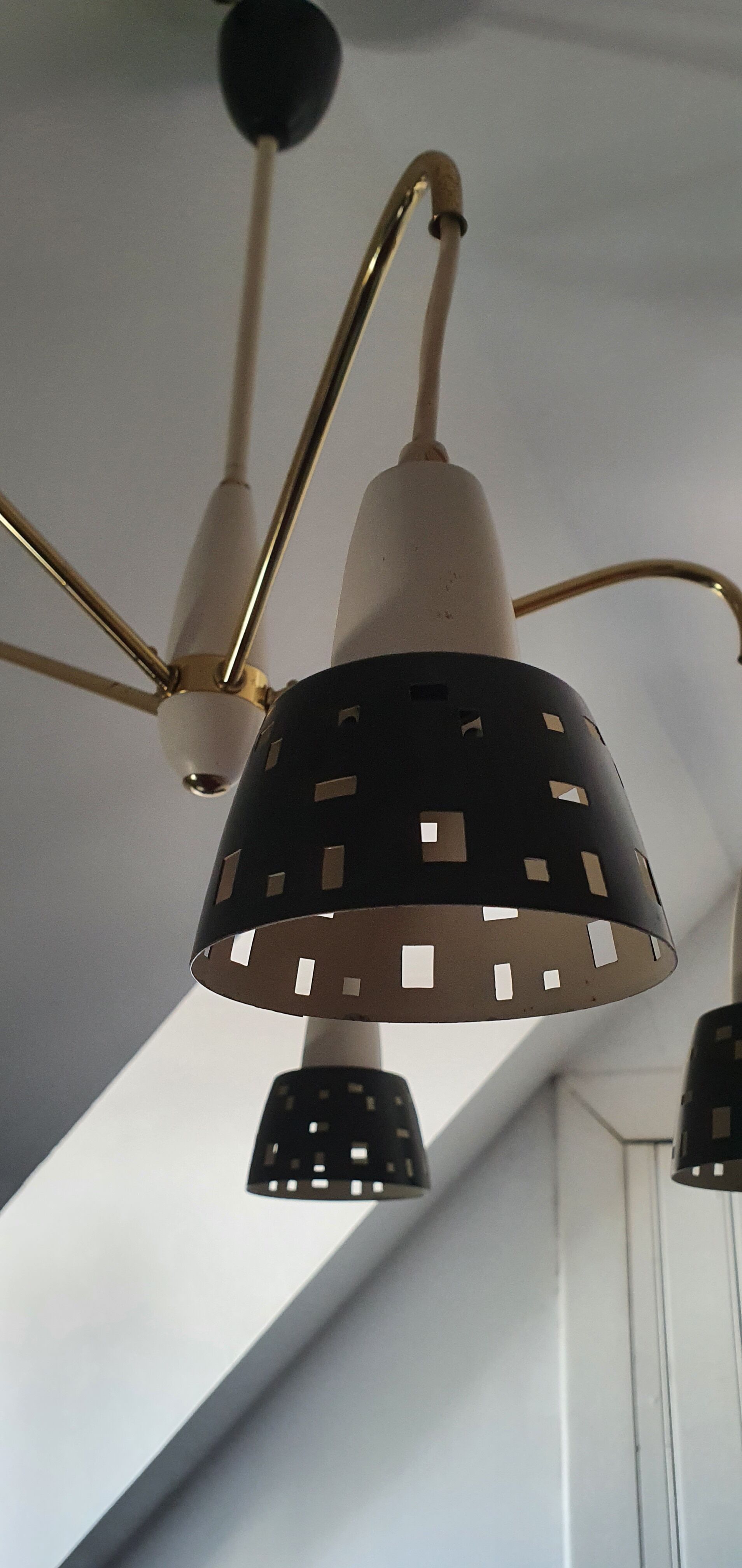 Modernist 1960s ceiling light