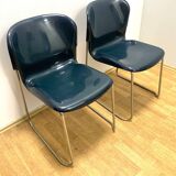 Chaise rétro Drabert SM400K, Allemagne de l'Ouest, années 1980, lot de 2