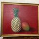 Tableau nature morte à l'ananas
