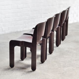 'Universale' Chairs model 4869 by Joe Colombo for Kartell, Set of 5, 1970s