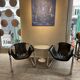 Pair of Orbita leather armchairs by Duncan & Dave Dickinson