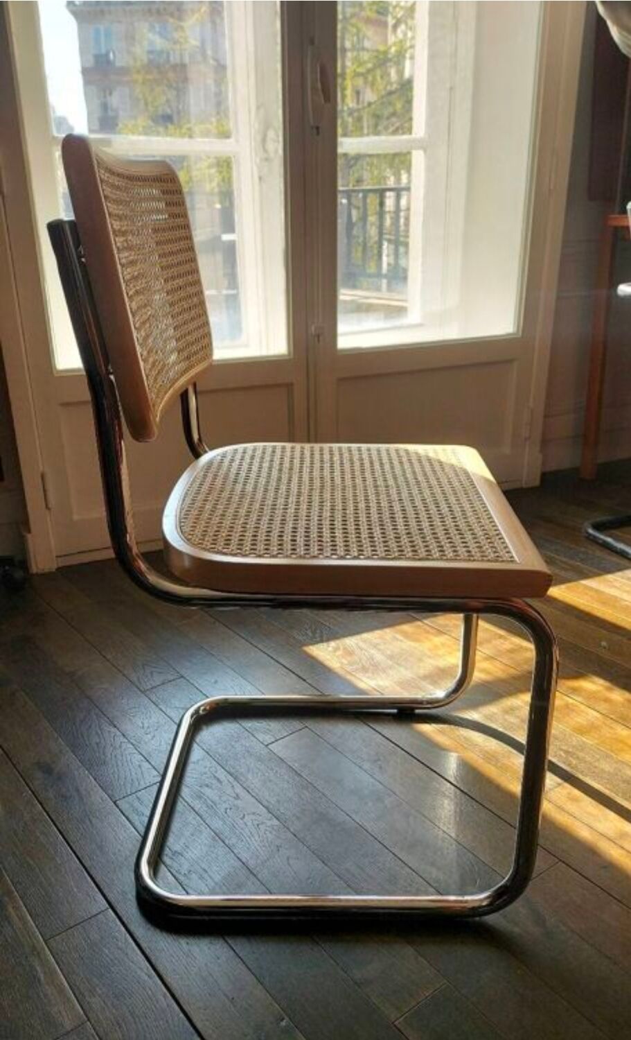 Chaises Cesca B32 par Marcel Breuer