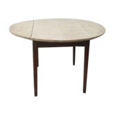 Table ronde rabattable