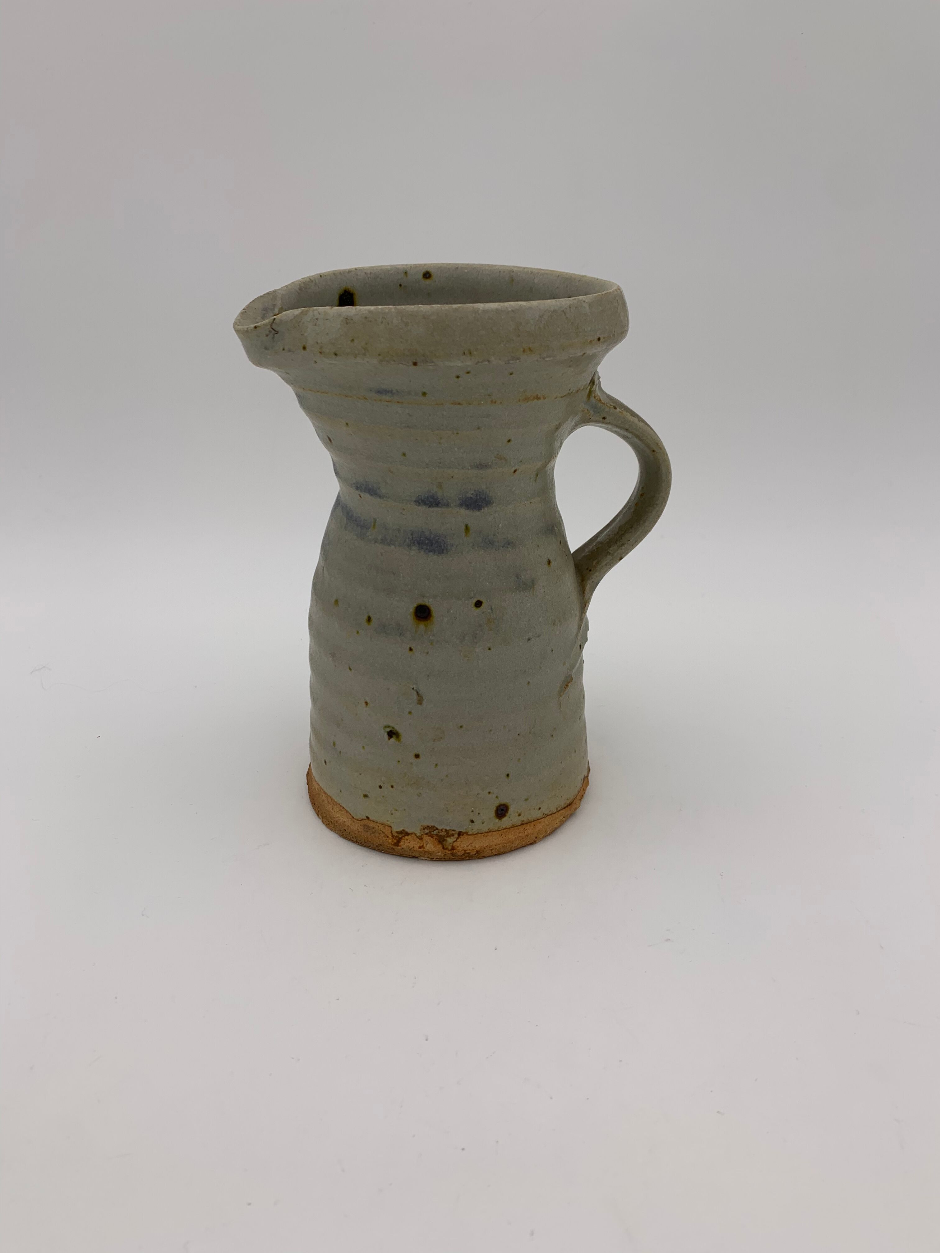 Vintage pyrite stoneware pitcher 1960
