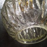 Geometric glass pendant light