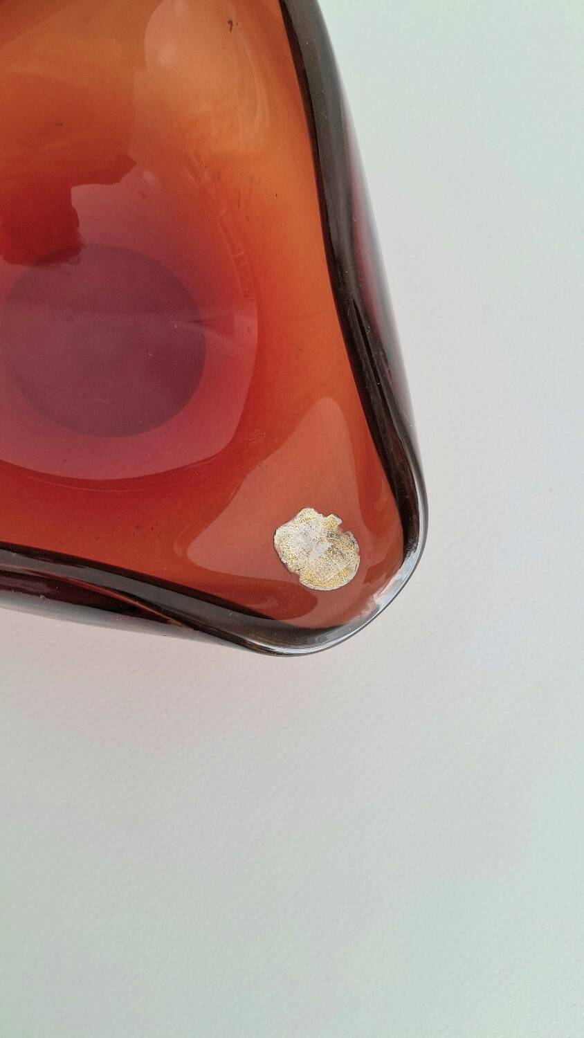 70s Glass Bowl or Ashtray