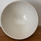 Ancien bol à facettes imprimé torchon jaune et vert