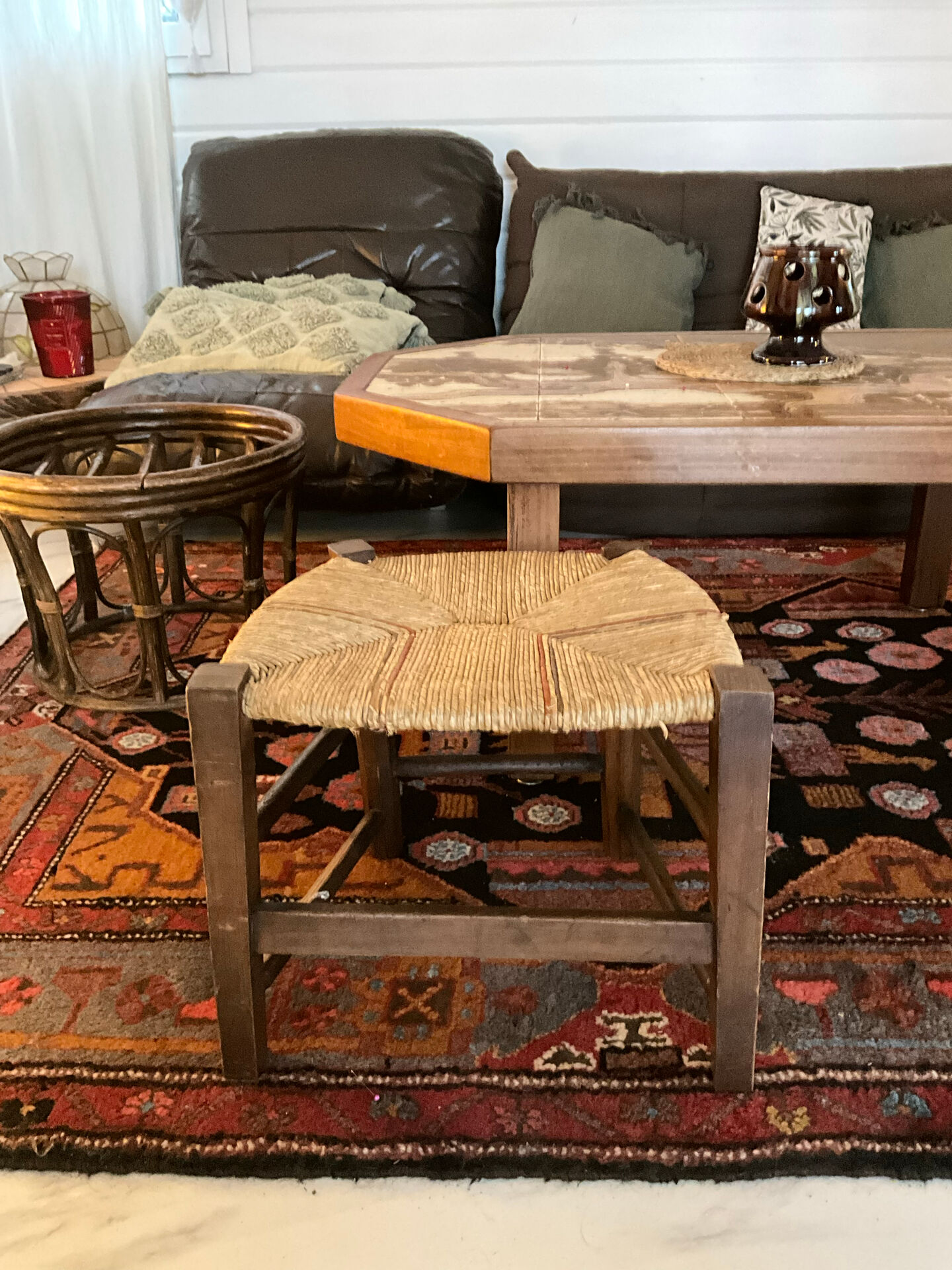 Straw stool