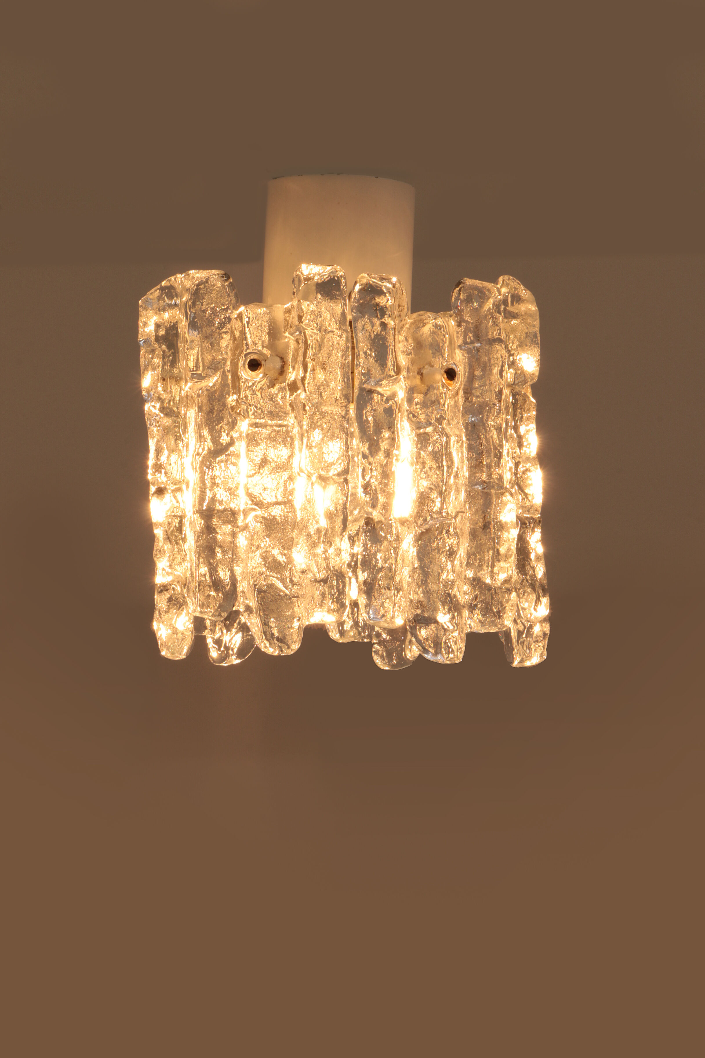 Kalmar Murano glass ceiling lamp, 1960 Austria.