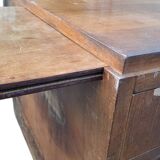 Bureau à caisson art déco en noyer 1930