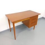 Vintage oak wood desk from the 60s
