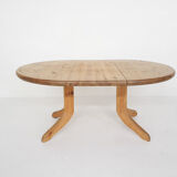 Large pinewood extendable dining table1970's