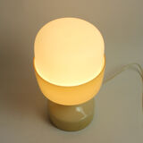 Lampe de table en opaline blanche par Ivan Jakes, 1970s