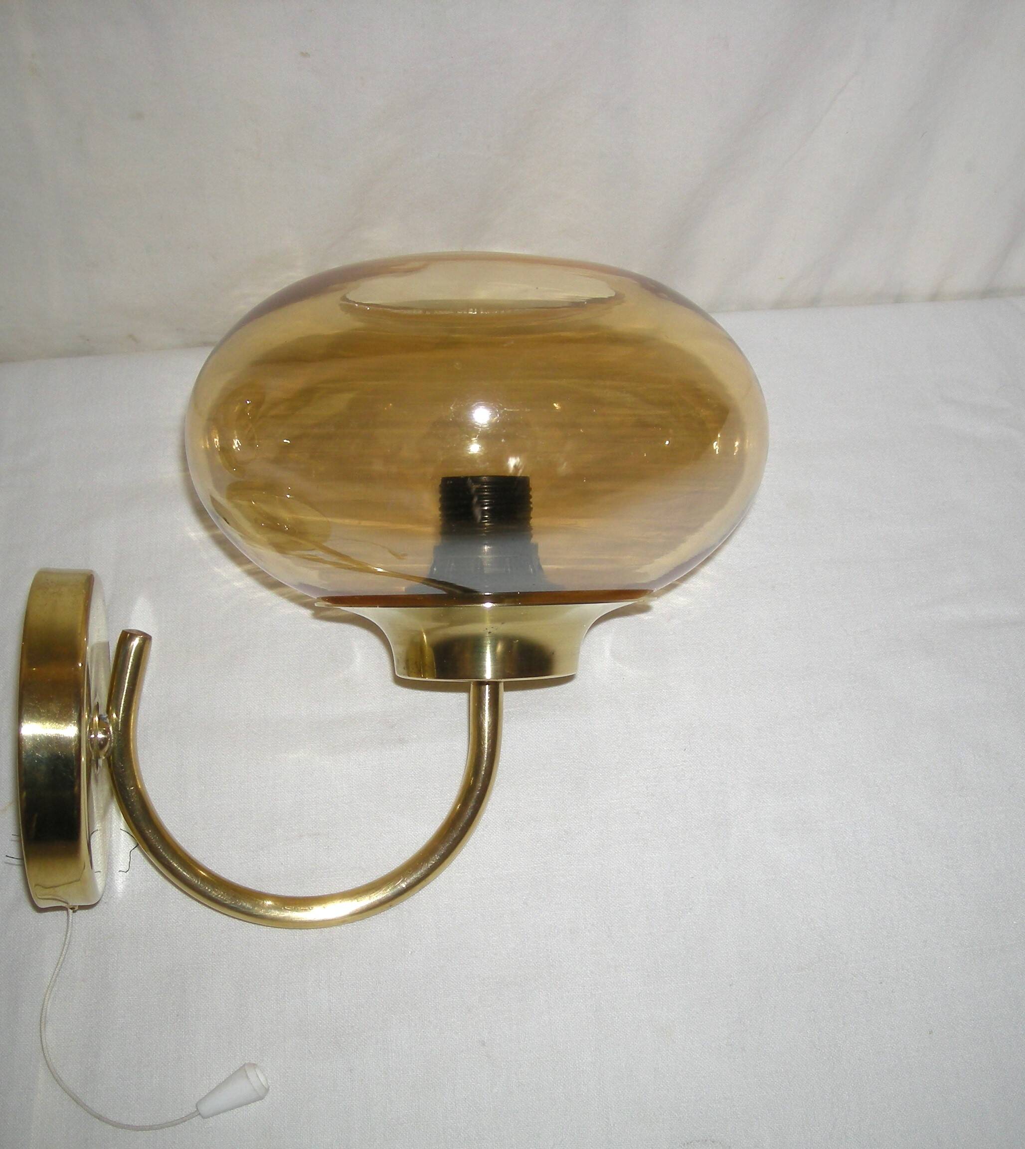 pair of wall lights from the 1970s