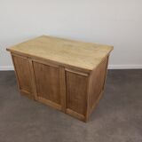 Desk with oak drawers