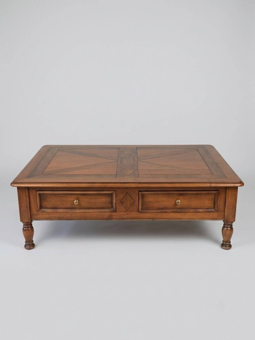 Beautiful wooden coffee table.