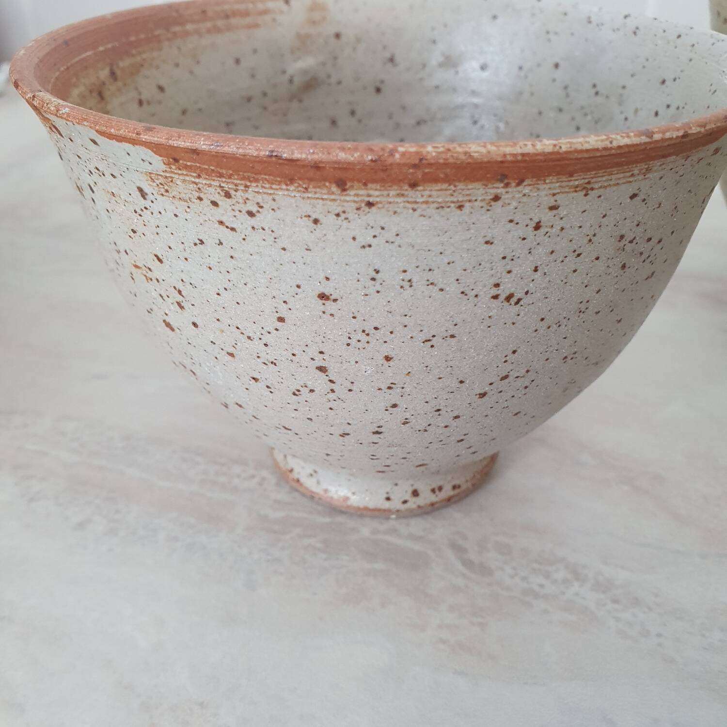 4 large bowls in pyrite stoneware
