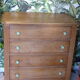 Old English dresser, light wood, 4 drawers