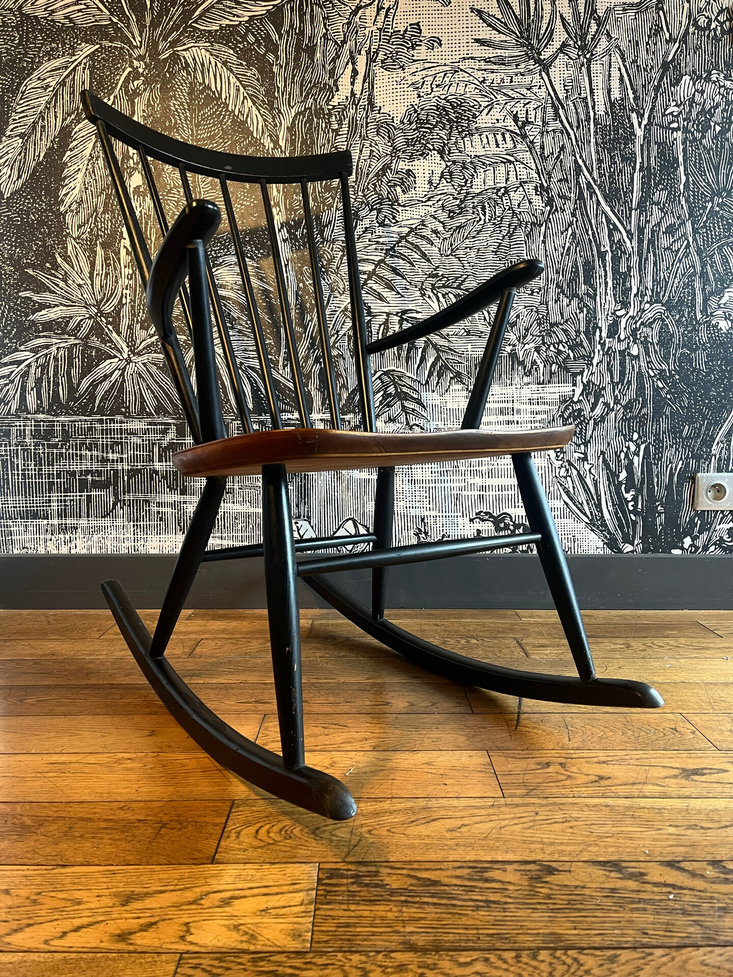 Rocking chair Roland Rainer Scandinavian