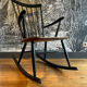 Rocking chair Roland Rainer Scandinavian