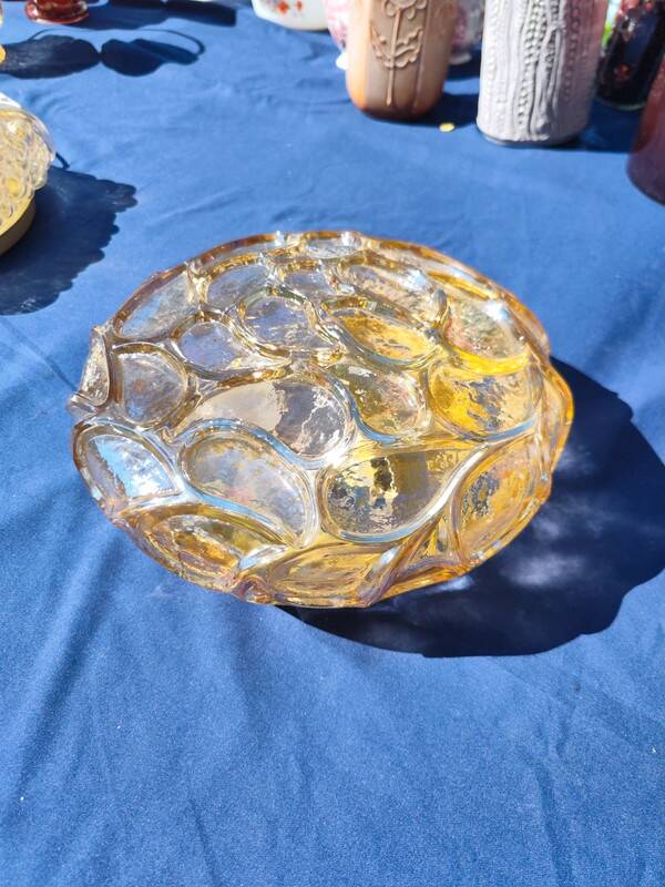 Hillebrand amber lamp 30cm