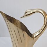 Vintage swan pitcher vase 1970