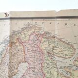 Vintage map Europe 98x74cm