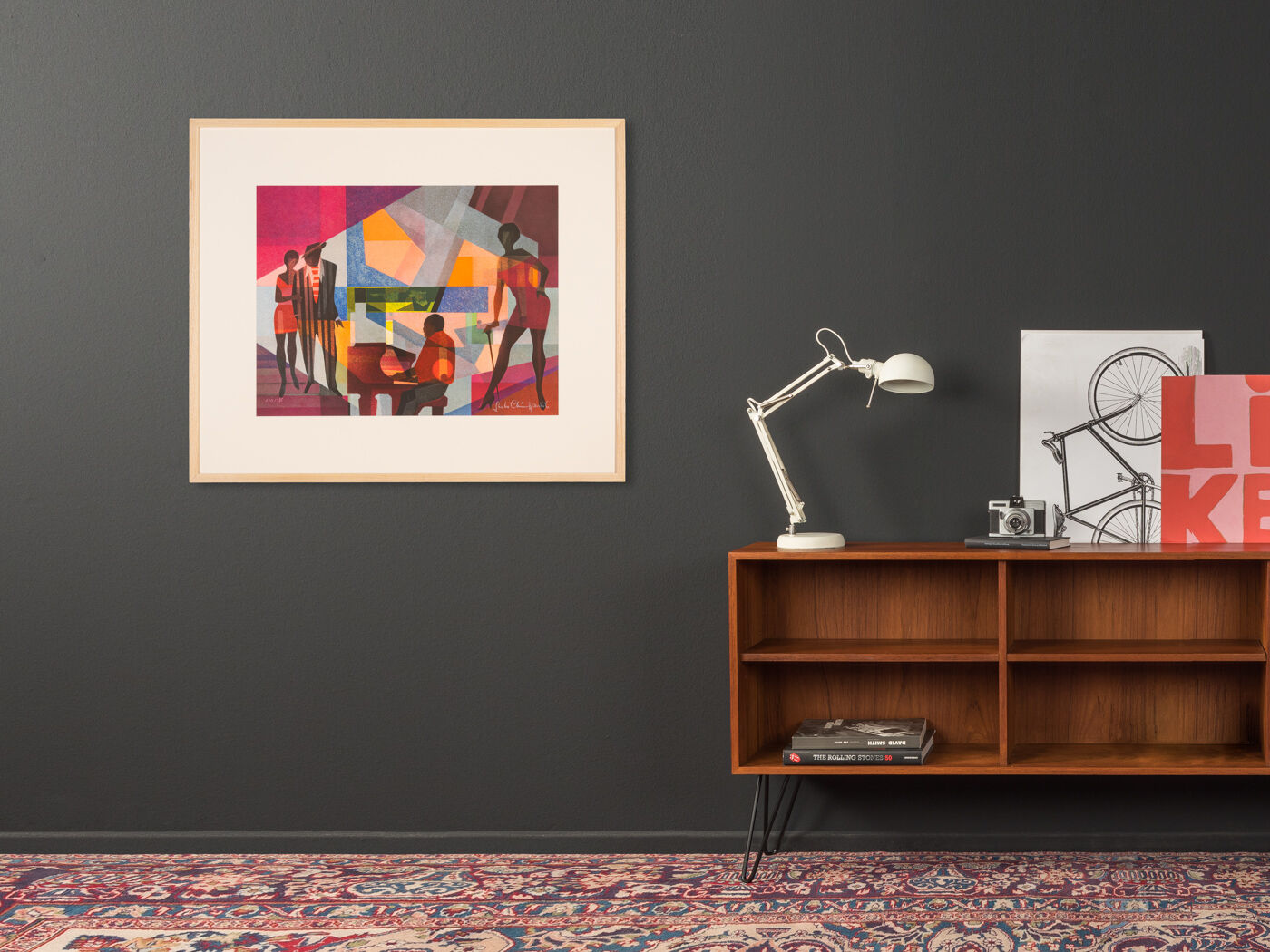 Club Night, Screen Printing on thick Paper, 97 x 81 cm