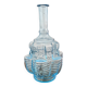 Blue glass carafe